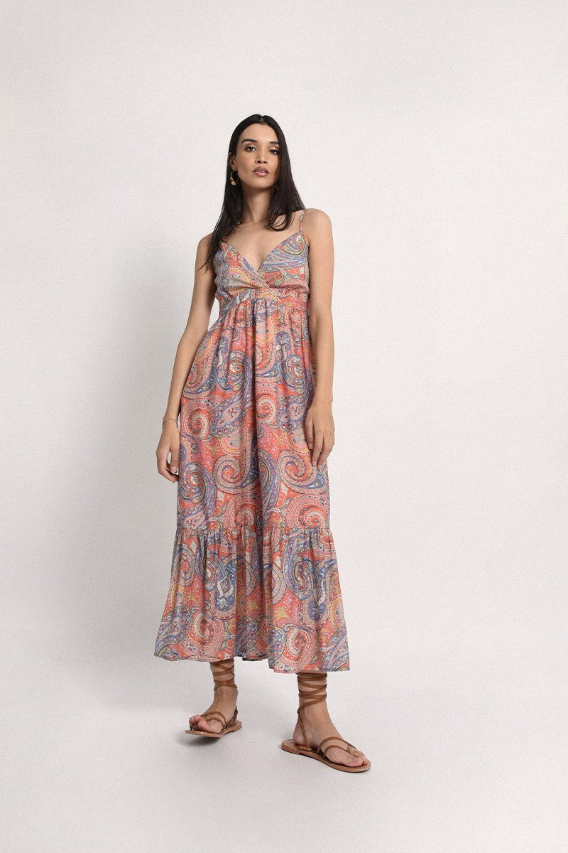 ISABELLE PRINTED LONG DRESS