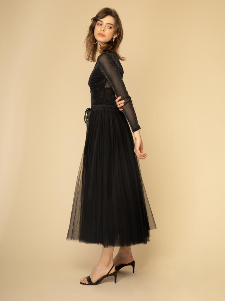 Audrey Black Tulle Skirt
