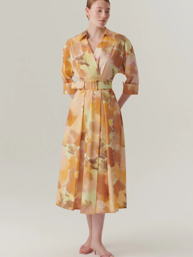 Brooklyn Multi Print Shirt Dress