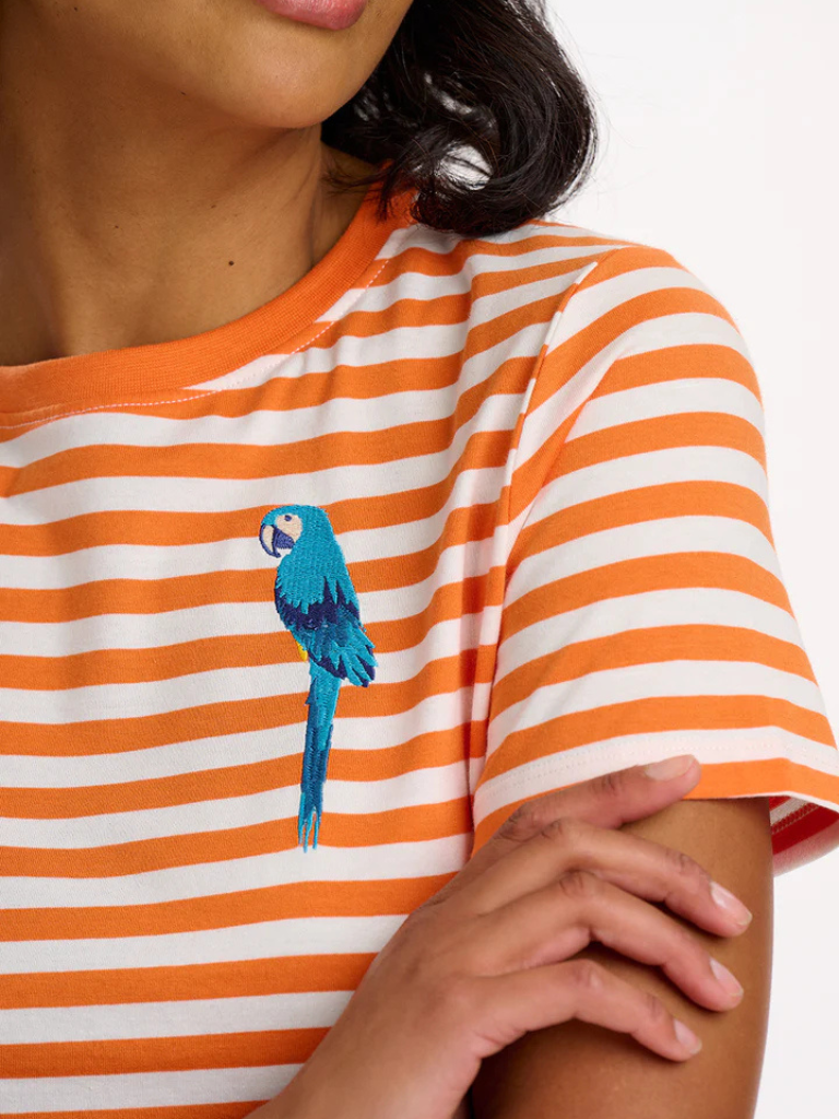 Maggie Parrot Stripe Tee