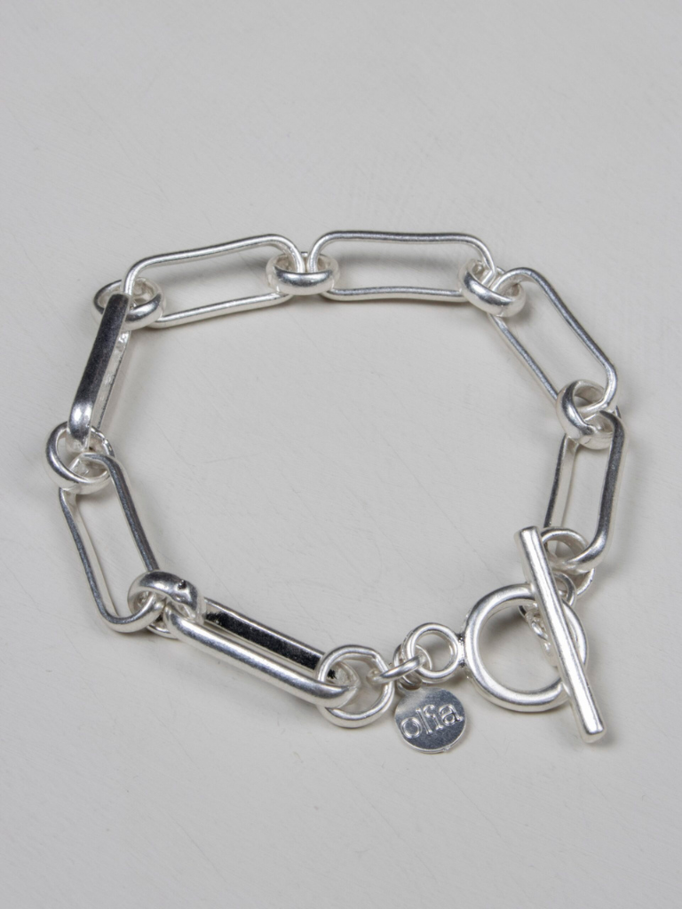 Juliet Paperlink Bracelet - Silver Plated