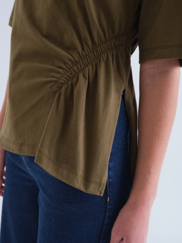 Dorcas Olive Tee