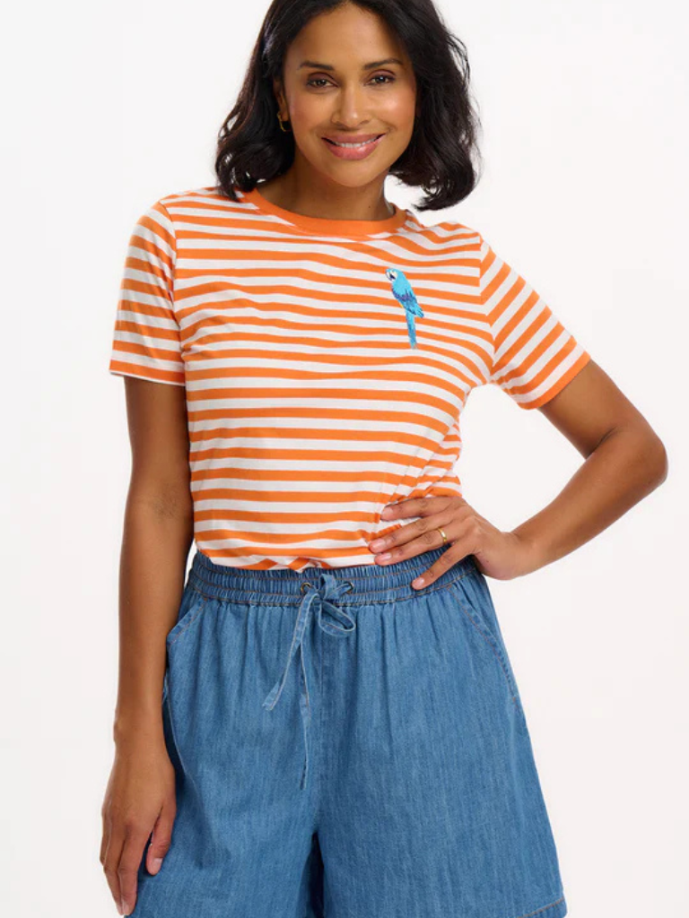 Maggie Parrot Stripe Tee
