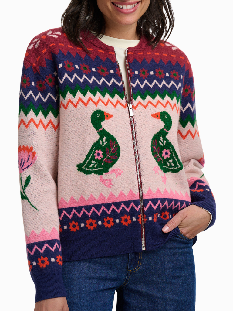 Solana Knitted Bomber Jacket