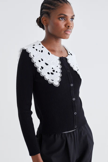 Senna Knit Cardigan - Black