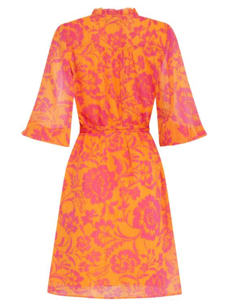 Heather Orange and Pink Dress