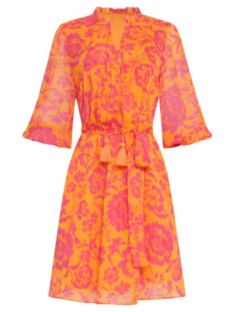 Heather Orange and Pink Dress