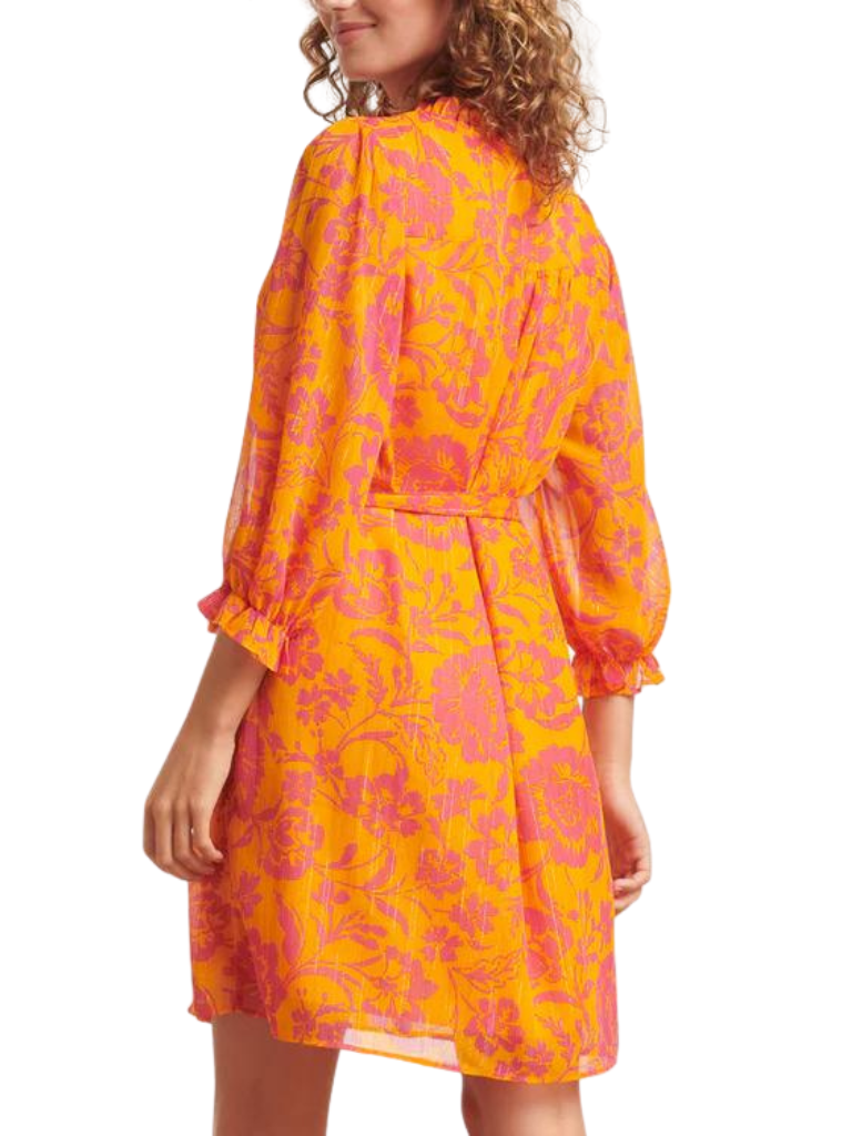 Heather Orange and Pink Dress