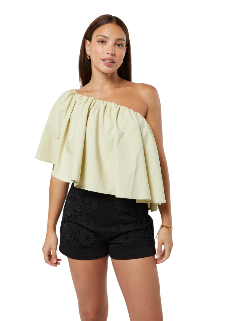 Labella Green off shoulder top
