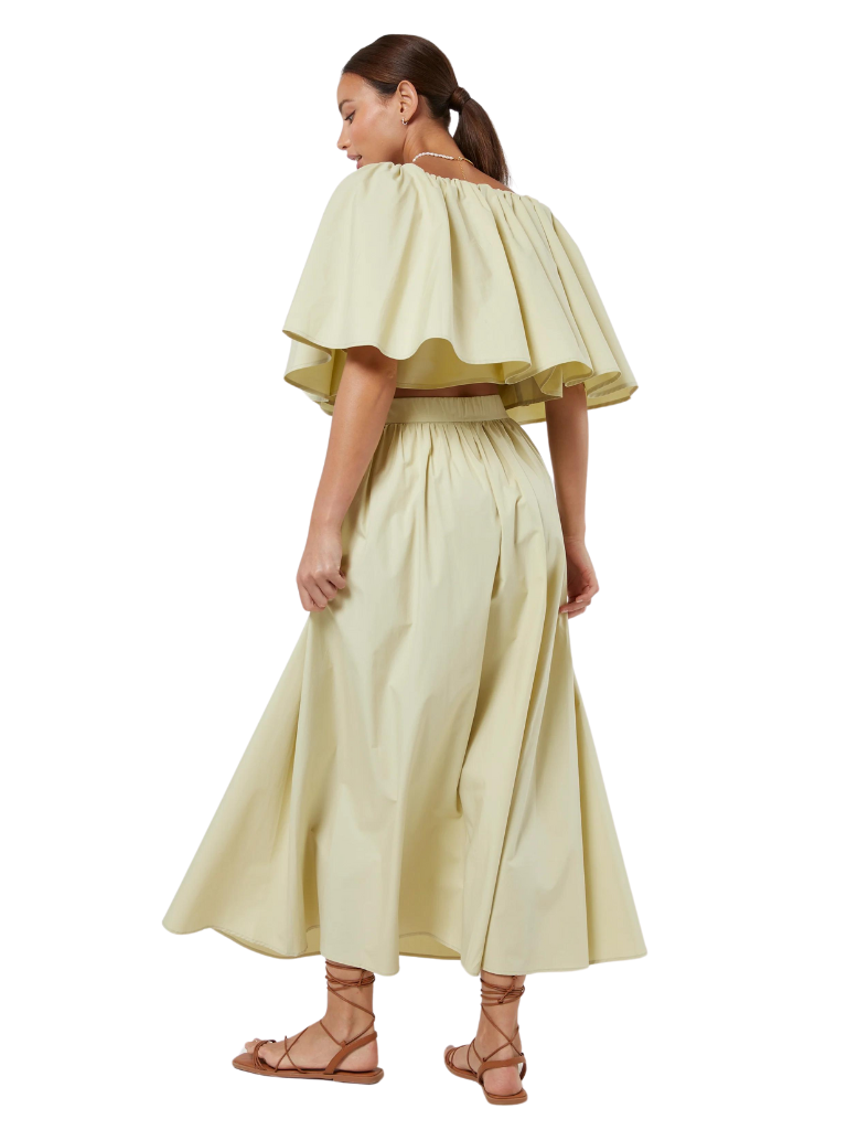 Labella Green off shoulder top