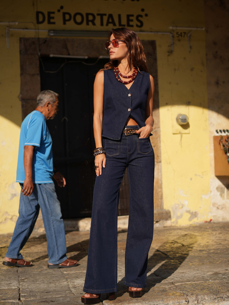 Gaspard Brut Wide Leg Jean