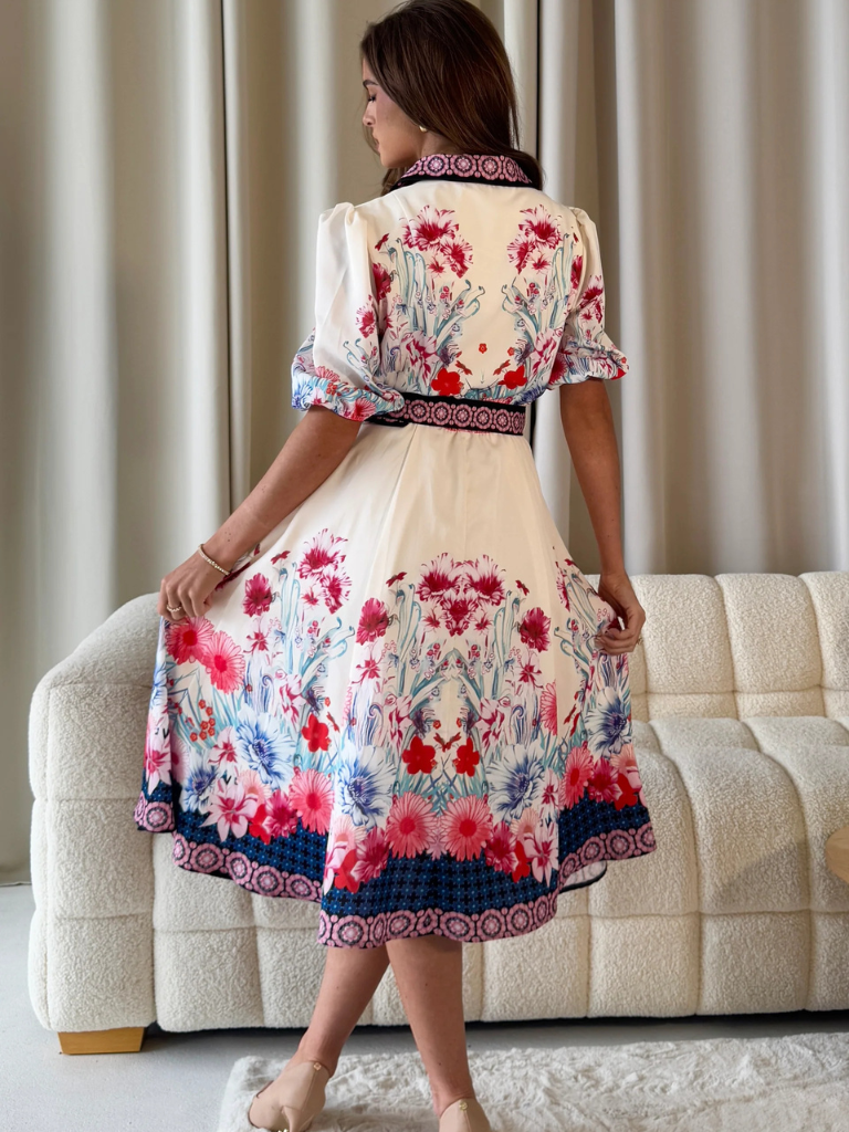 Holland Floral Shirt Dress