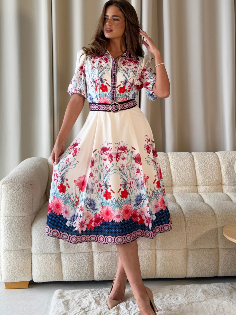 Holland Floral Shirt Dress