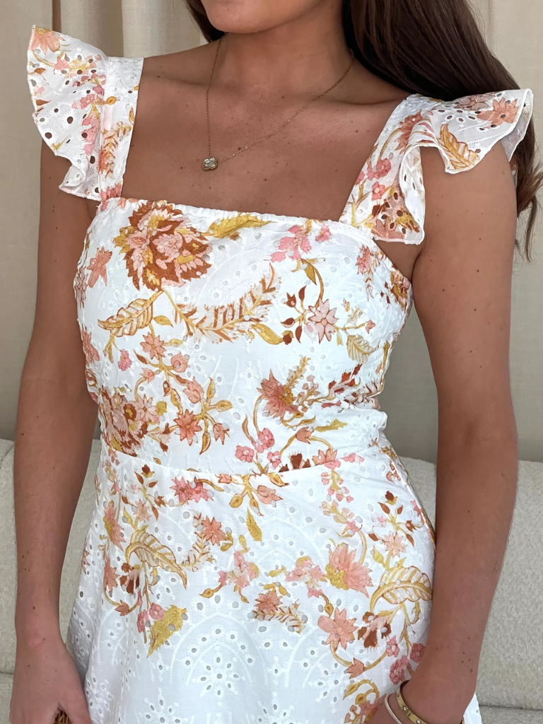 Orla Brodererie Floral Maxi