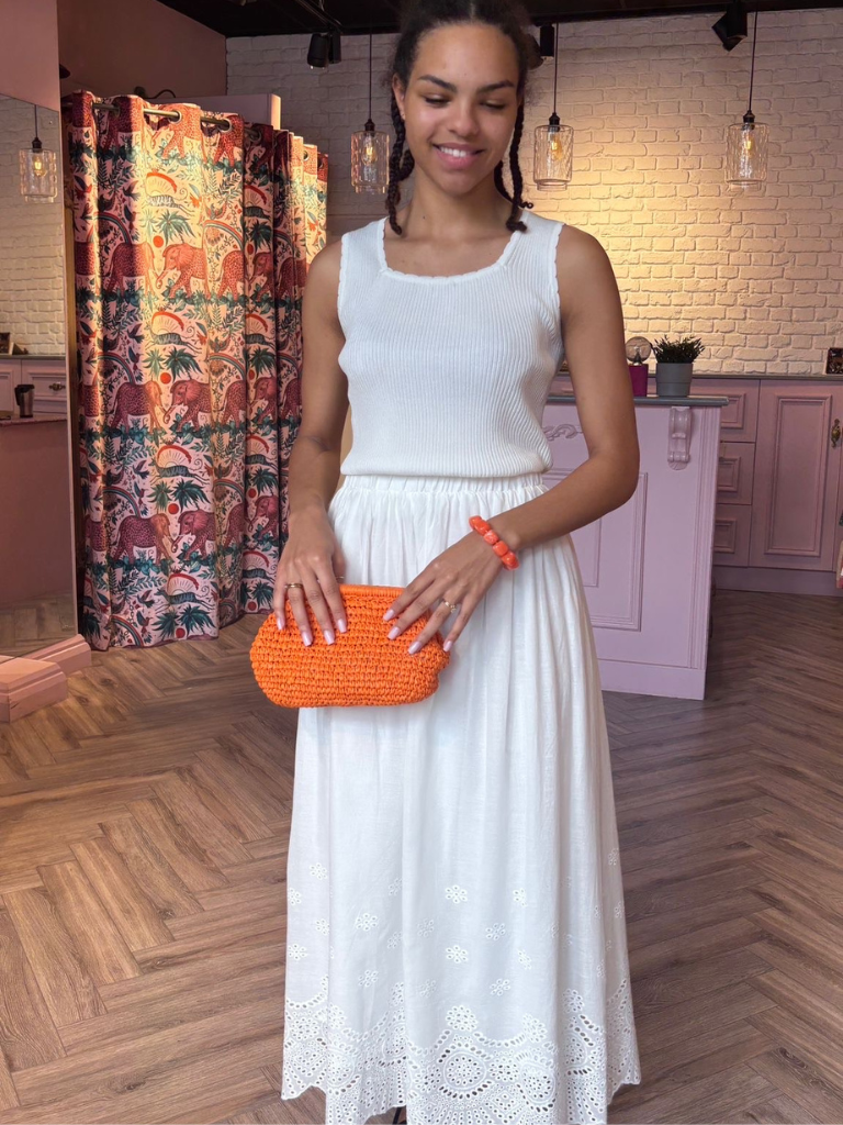Orange Clutch