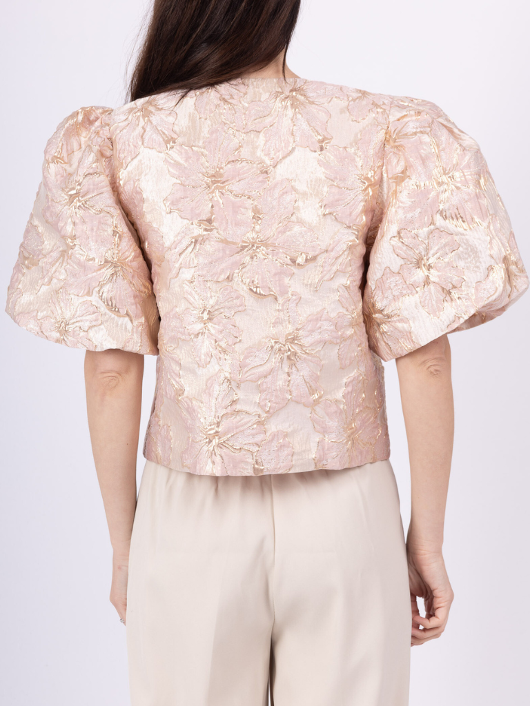 Fia Blush Crop Blazer