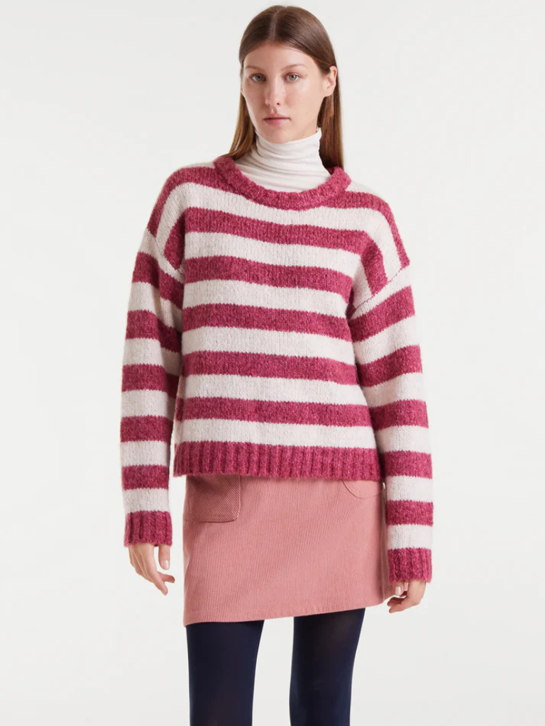 Fuchsia Stripe Jumper