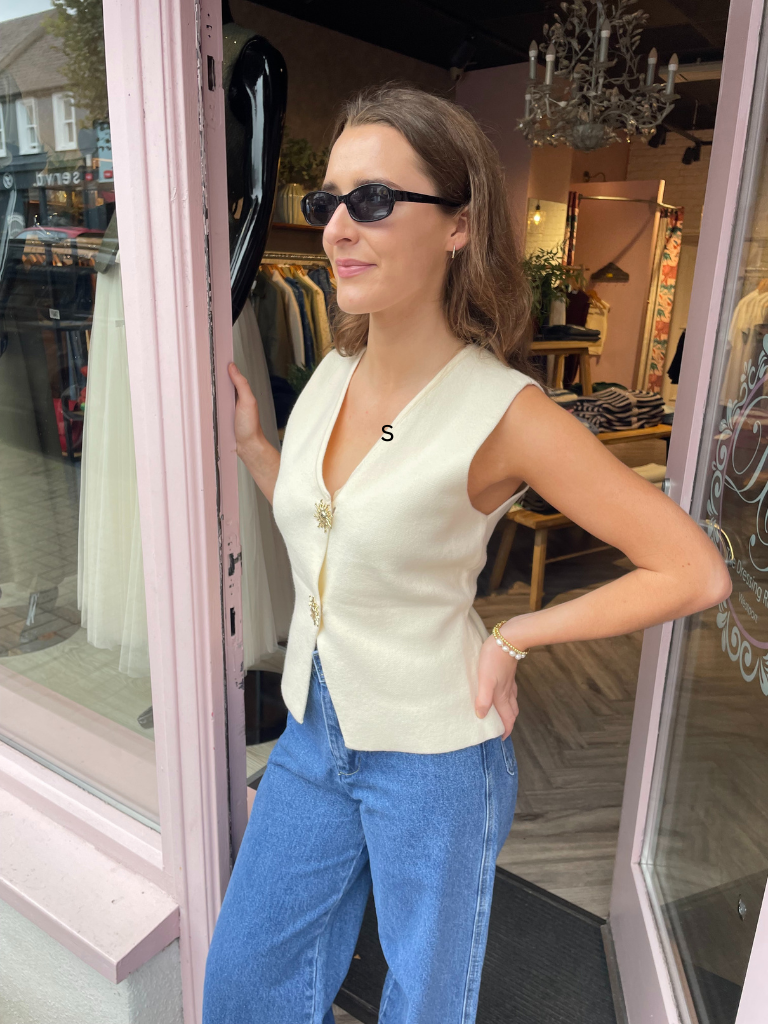 Harley Waistcoat - Cream
