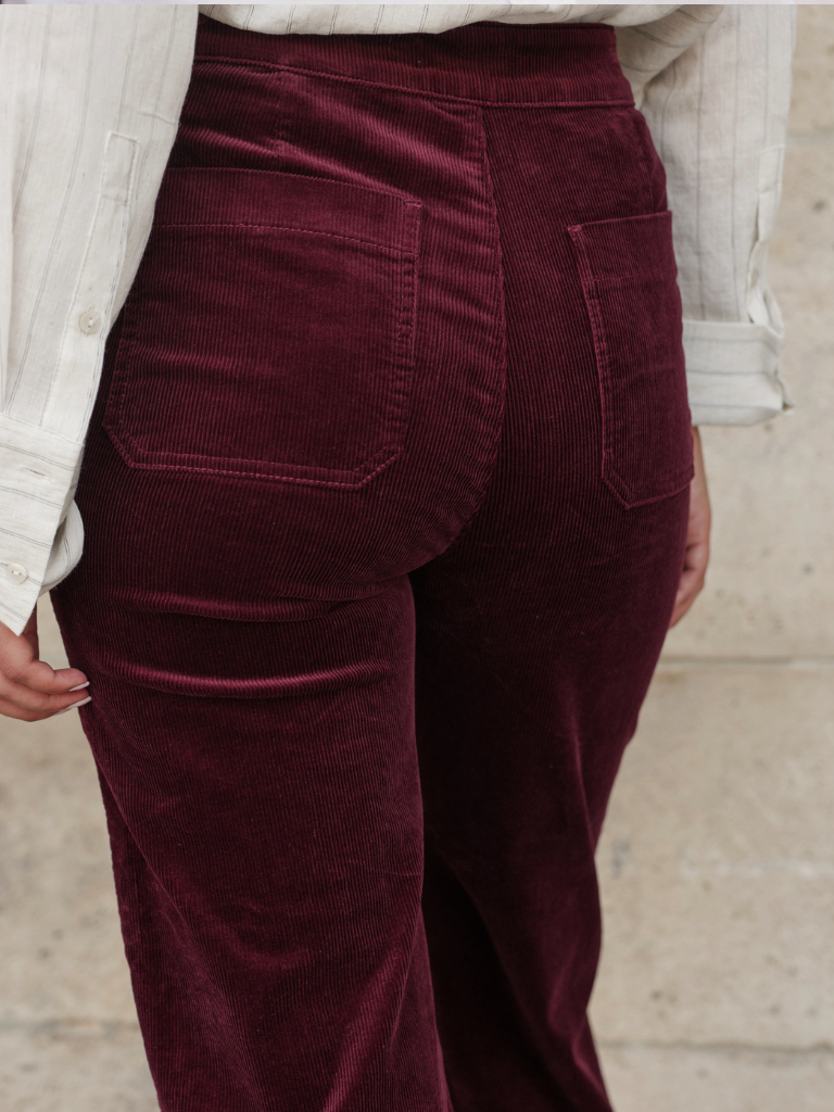 Victorine velour - Bordeaux