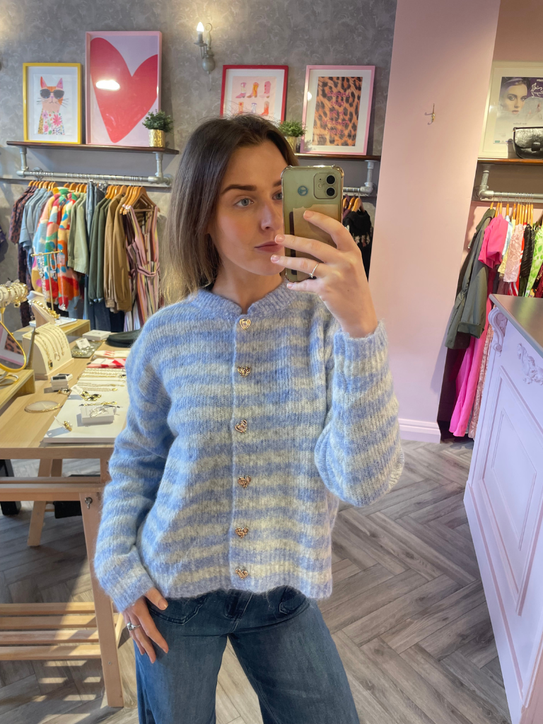 Kelly Cardigan - Blue