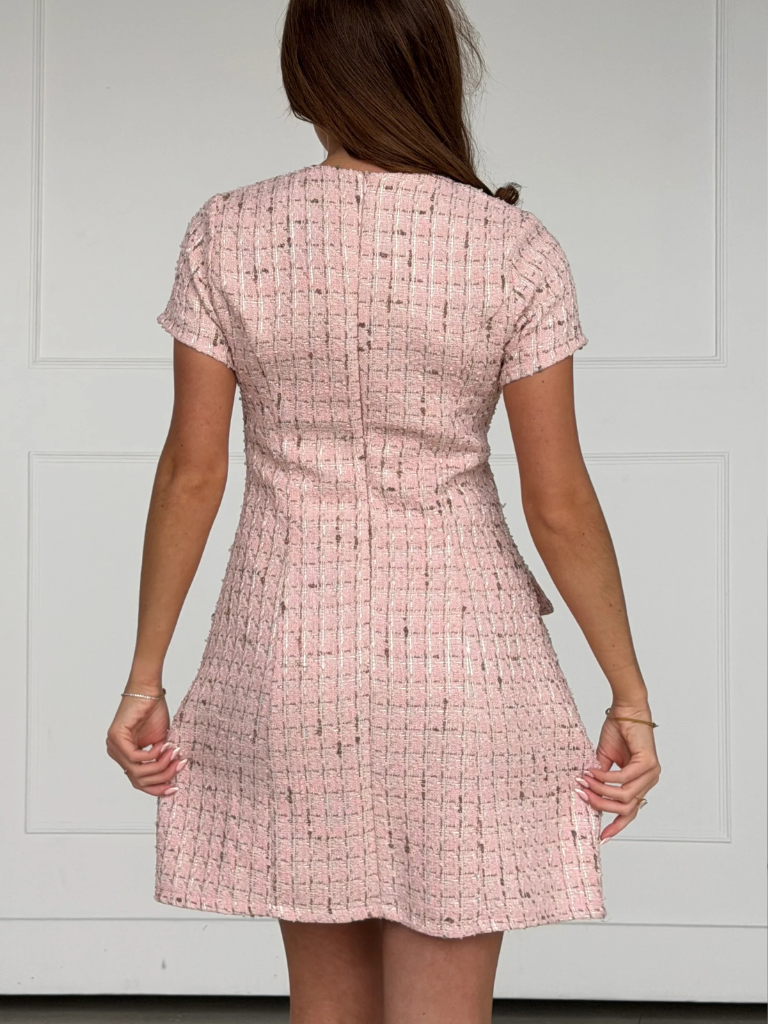 Babett Short sleeve Mini Dress Pink