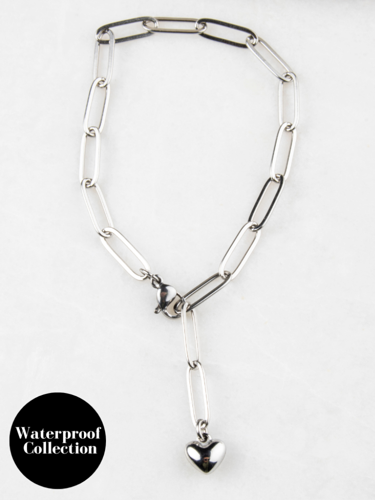 Samara Silver Heart Bracelet