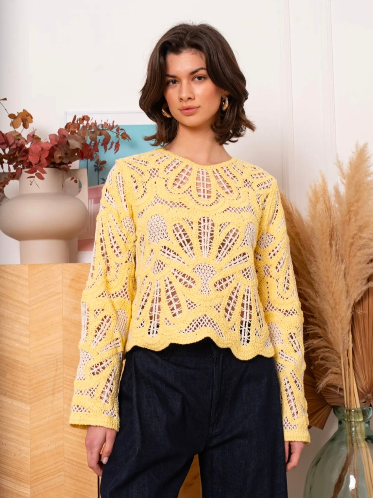 Maya Crochet Yellow