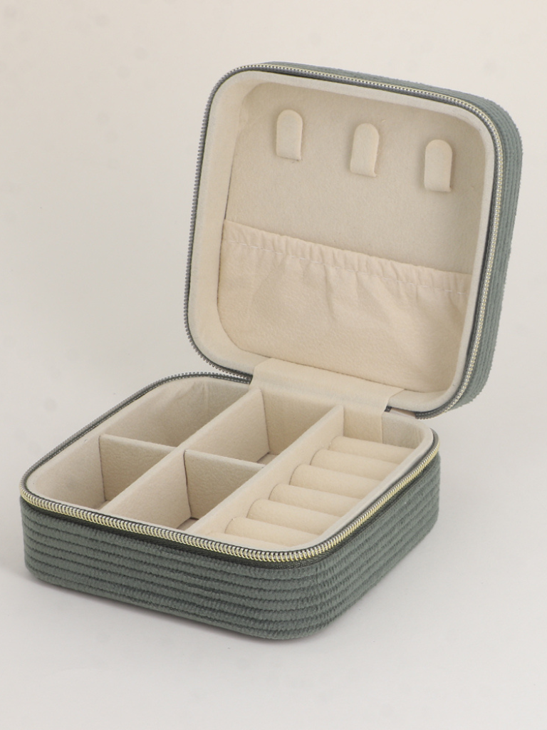 Harmony Sage Jewellery Travel Box