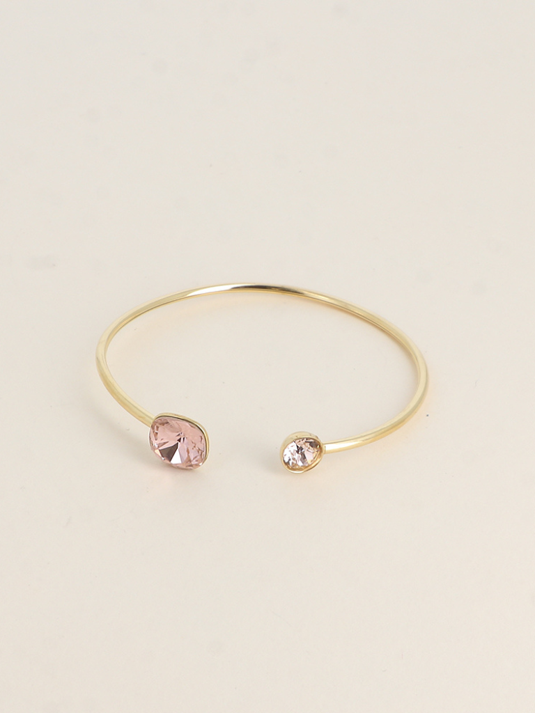 Blush Pink Duo Gem Bracelet