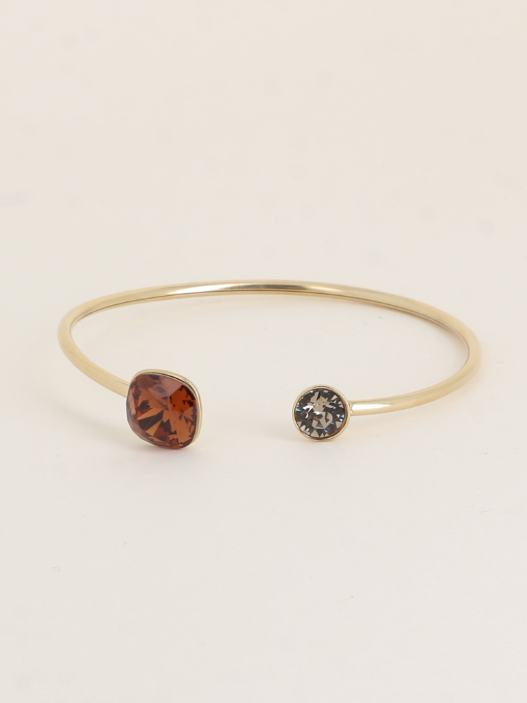 Chestnut Duo Gem Bracelet