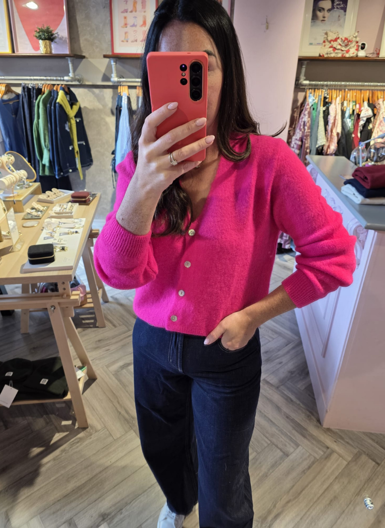 Alpaca Knit Hot Pink