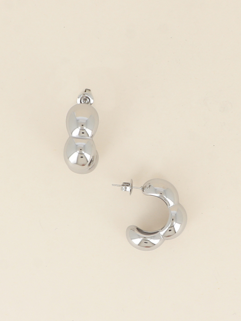 Sienna Hoop Silver