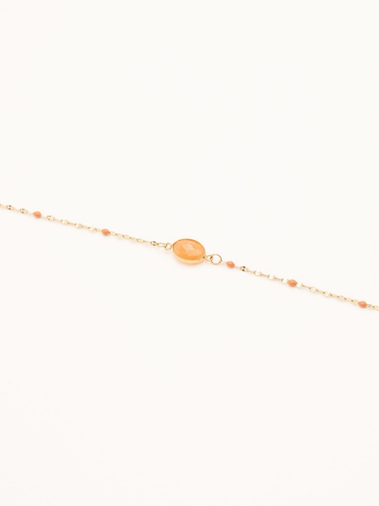 Norah Gem Bracelet Orange