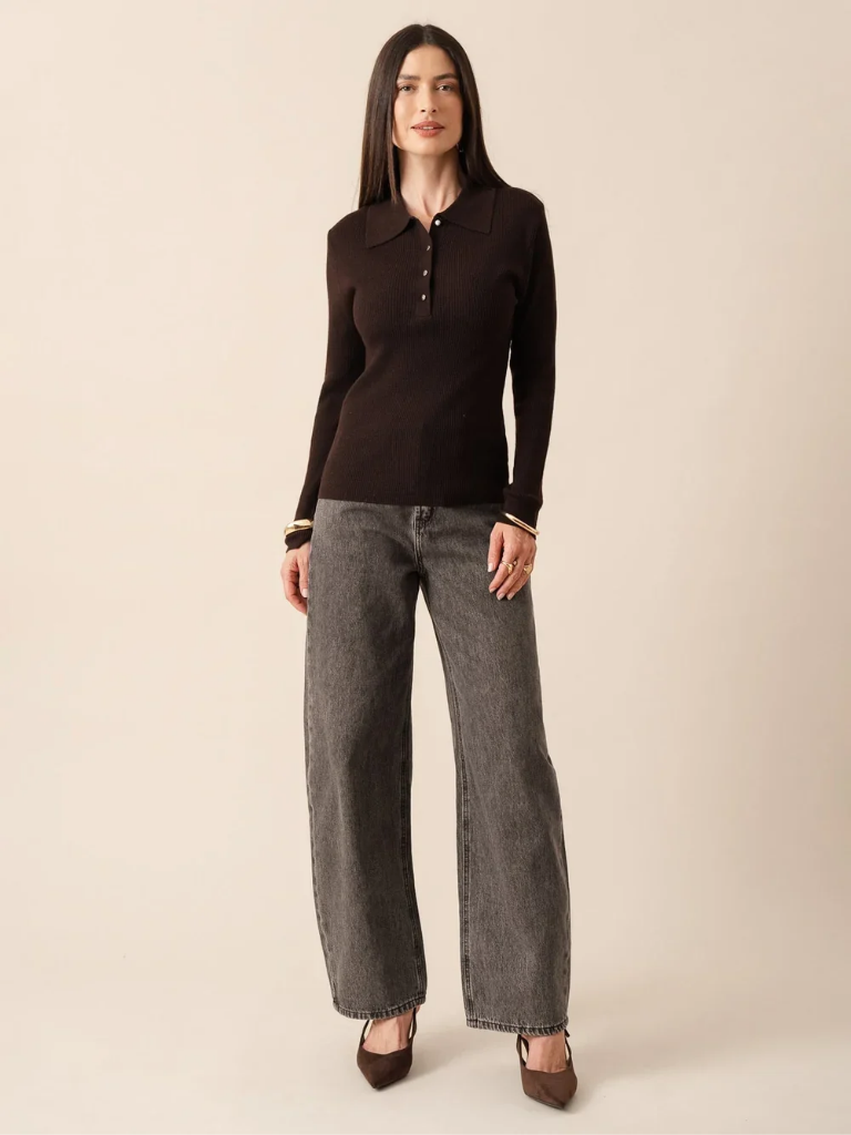 Celine Chocolate Polo