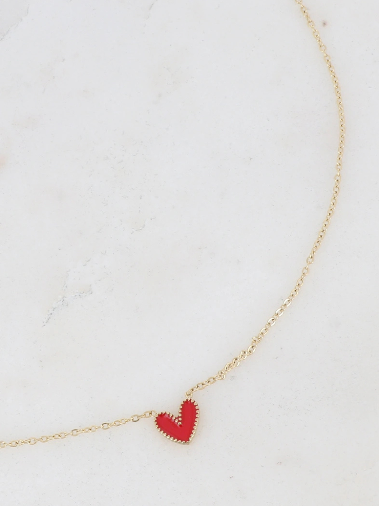 Red Heart Necklace