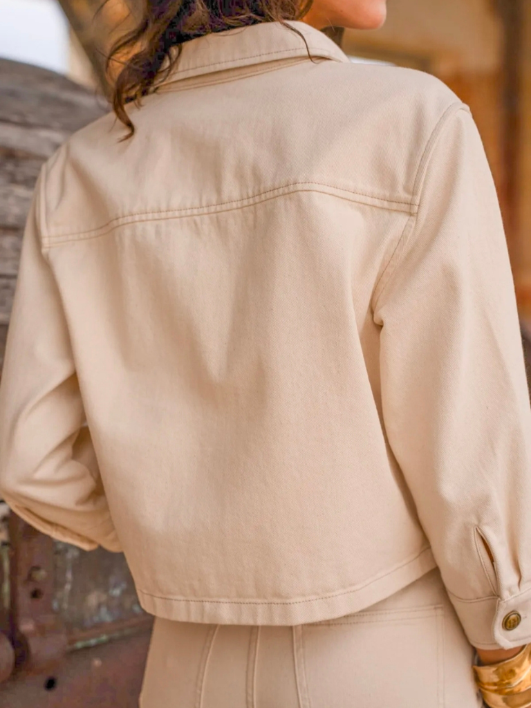 Calista Natural Denim Jacket