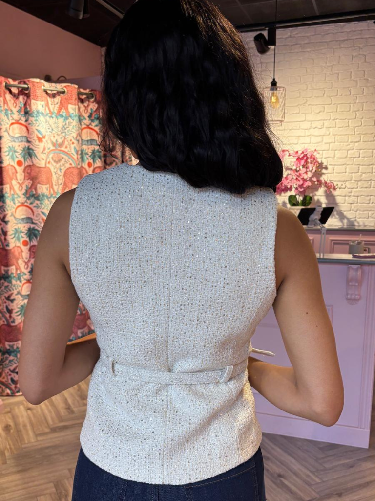 Emma Waistcoat Cream