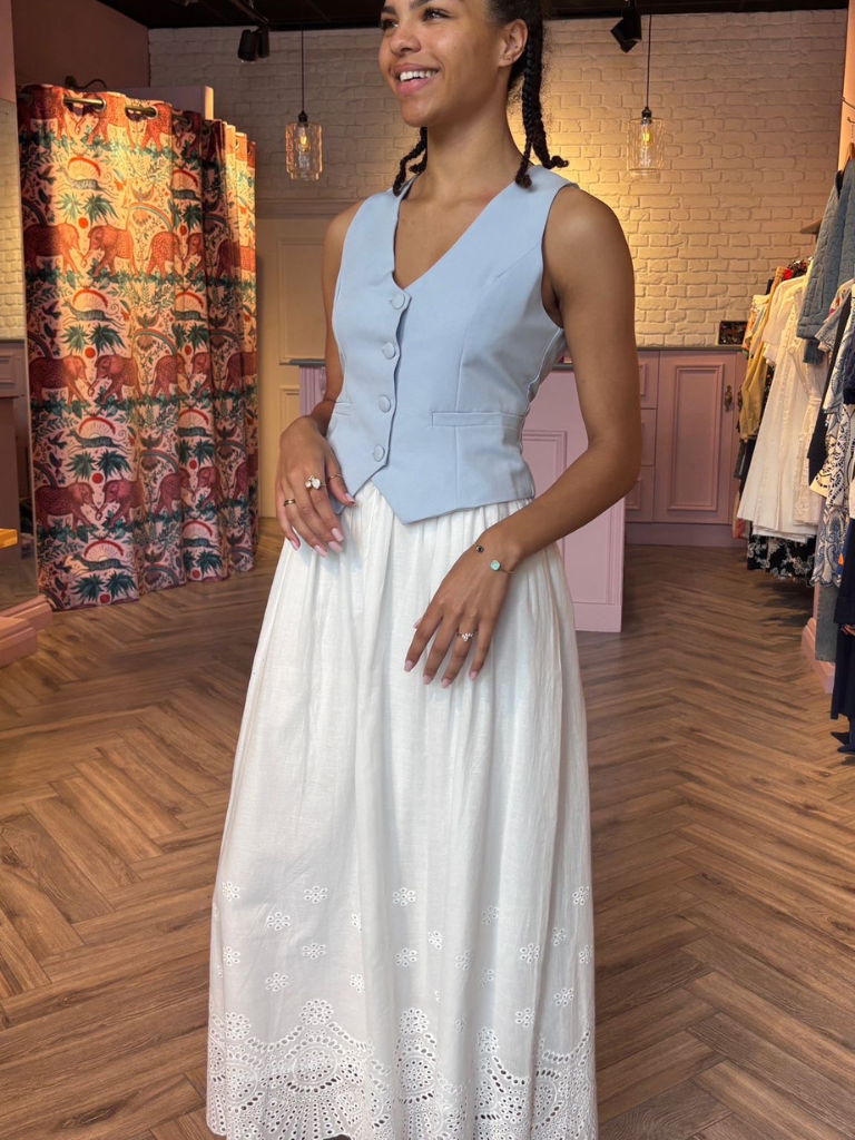 Fia Broderie Skirt