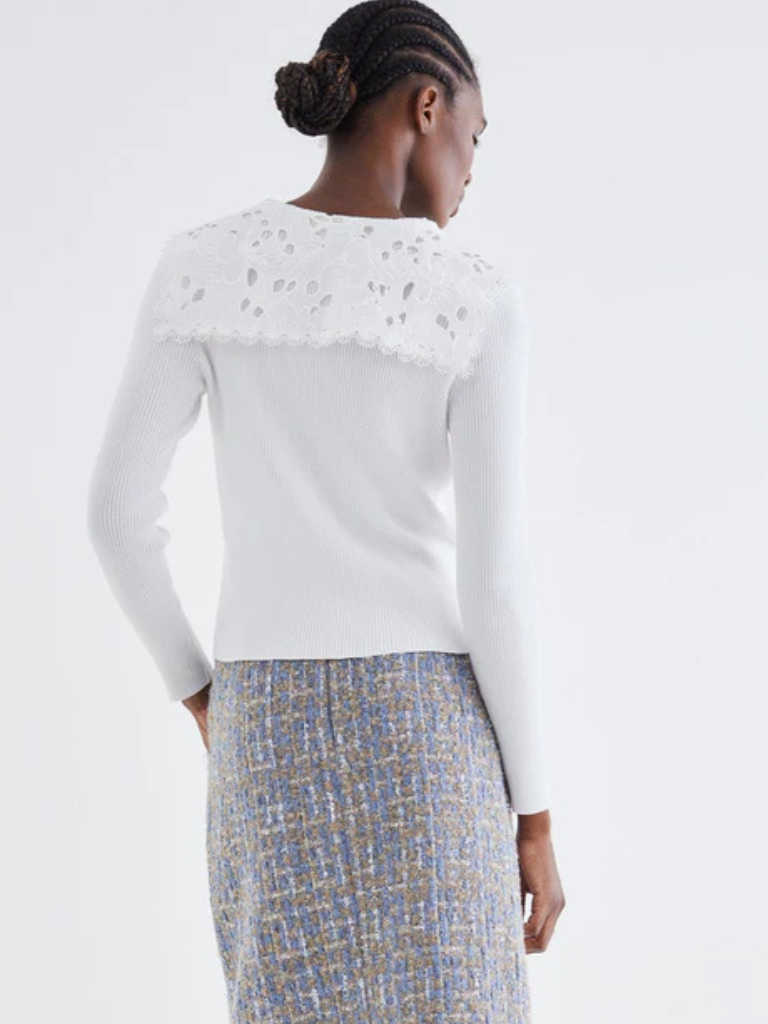 Senna Cardigan - White