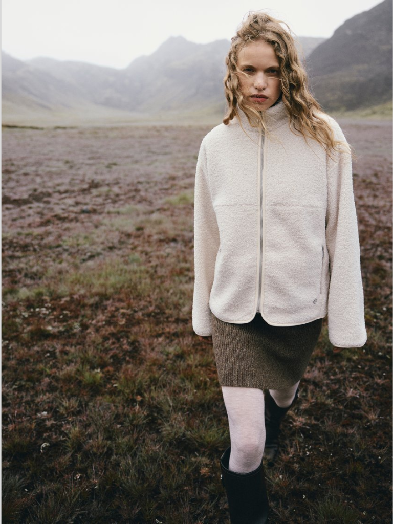 Letha Teddy Jacket - Fog