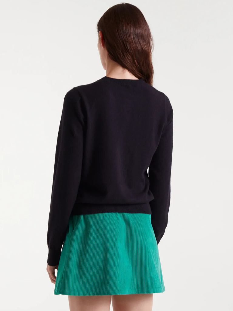 Black Heart Knit Cardigan