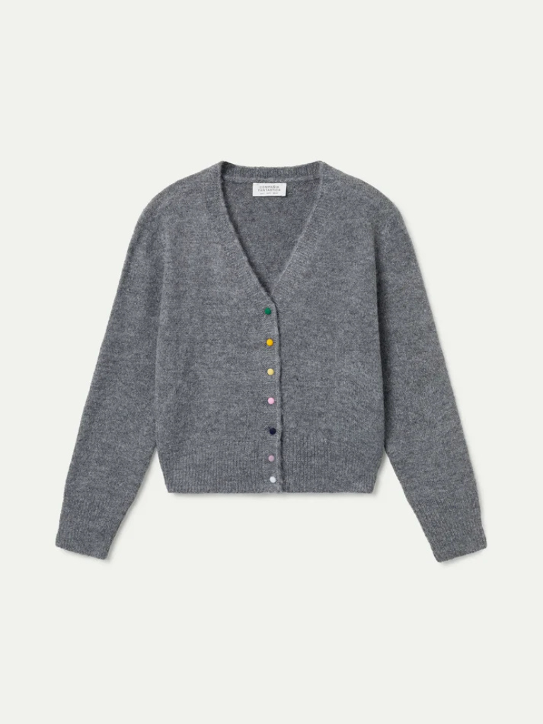 Grey Knitted Cardi