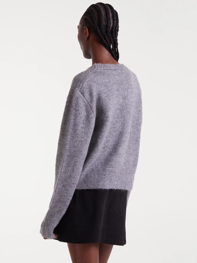 Grey Knitted Cardi