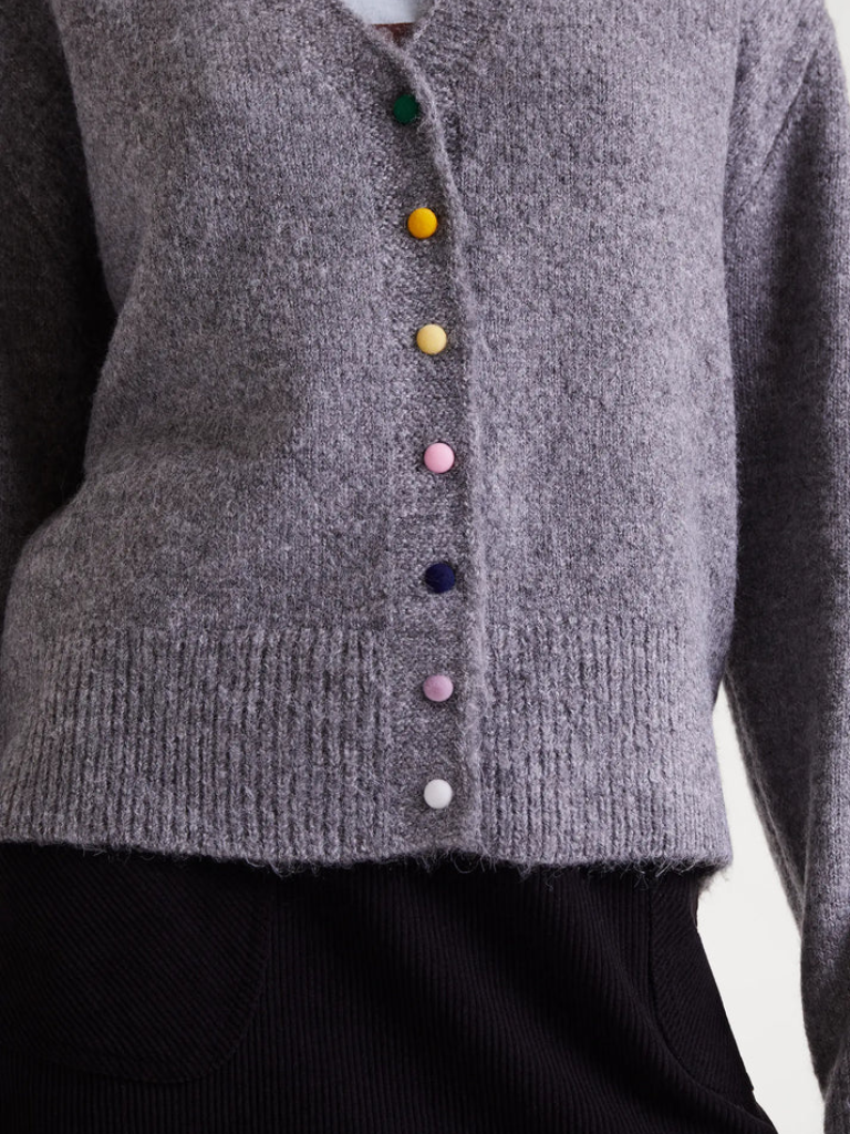 Grey Knitted Cardi