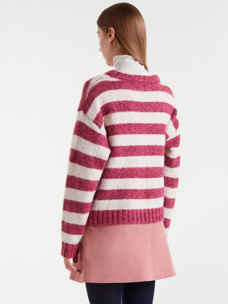 Fuchsia Stripe Jumper