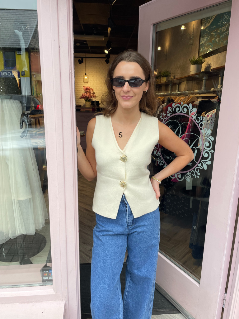 Harley Waistcoat - Cream