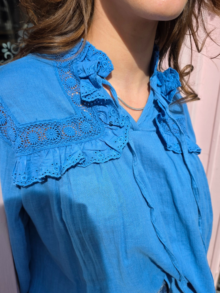 GemmaLL Shirt - Neon Blue