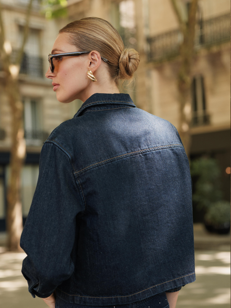 Calista shirt - dark denim