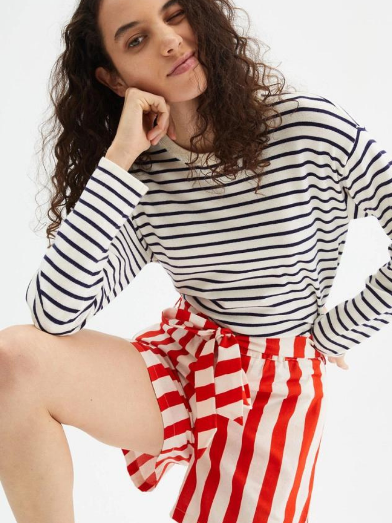 STRIPPED SHORTS