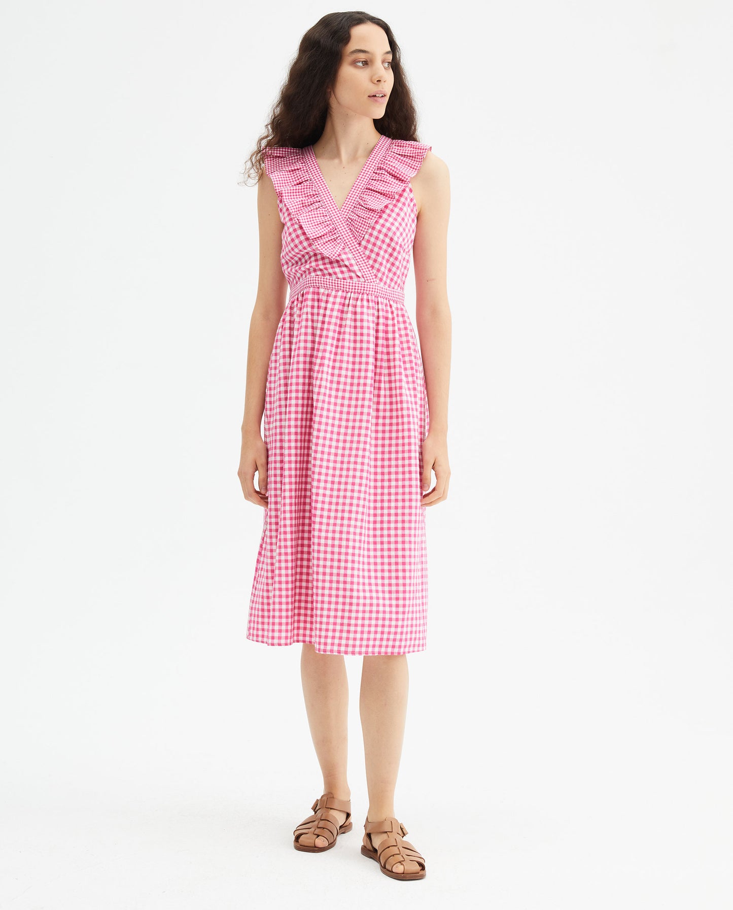 Pink Gingham Dress